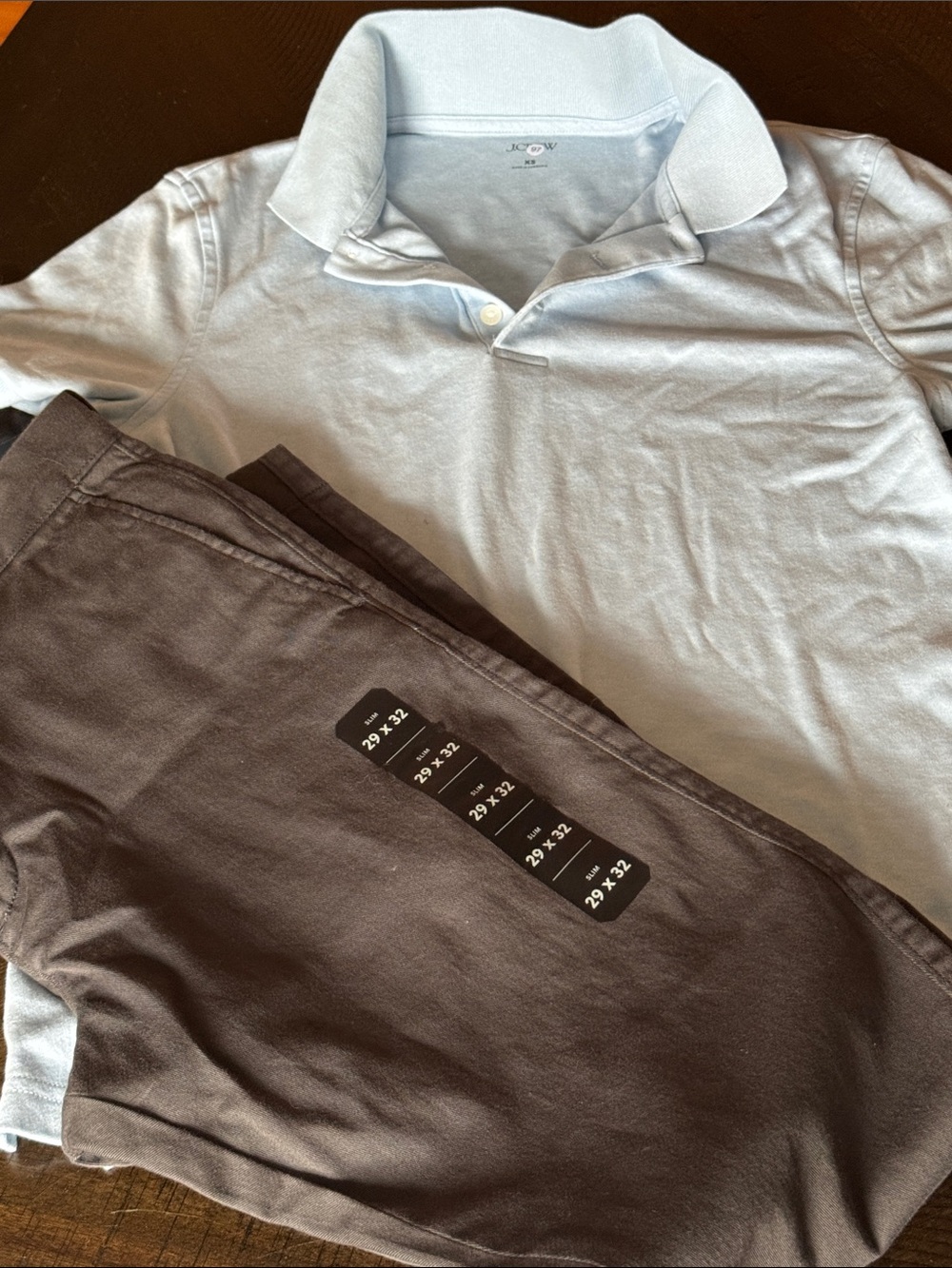 J.Crew Men's Gray & White Chinos Waist 29 x 32